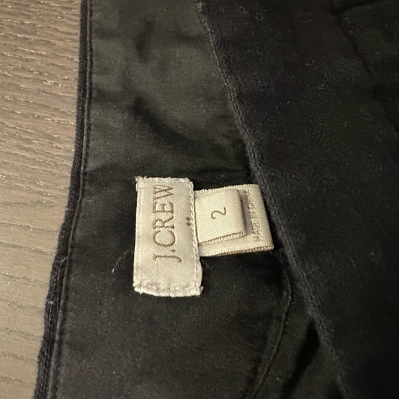 J. Crew Size 2 Black Cotton/Linen Shorts - Picture 7 of 12